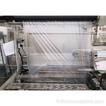 Machine à emballer de tasse de papier avec la machine de cas